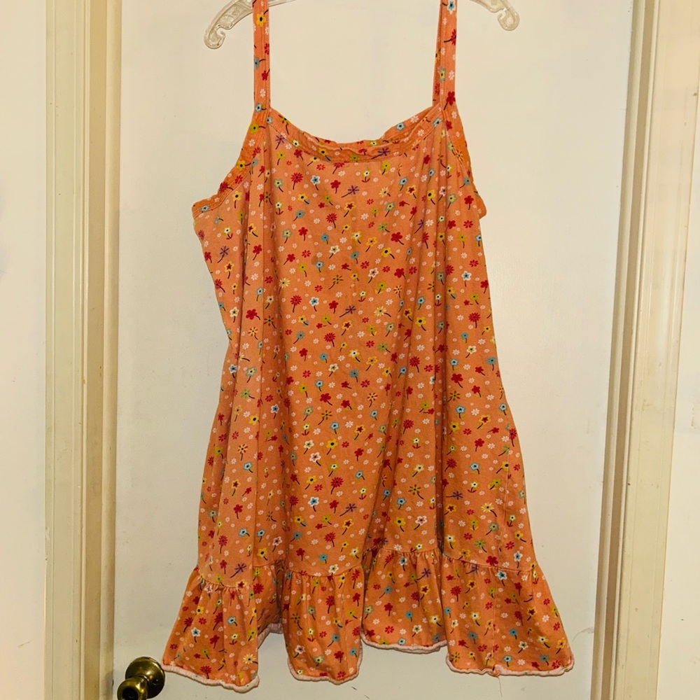 Floral Orange nightgown